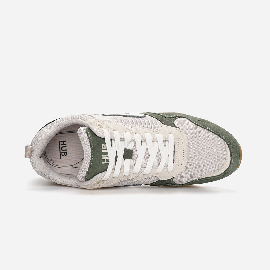 HUB Wave | Lt Bone/Off Wht/Sage Green/Blk/Off Wht-Lt Gum | Men