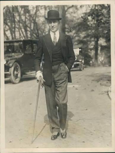 A vintage black and white photograph of Jean Patou in the 1920s