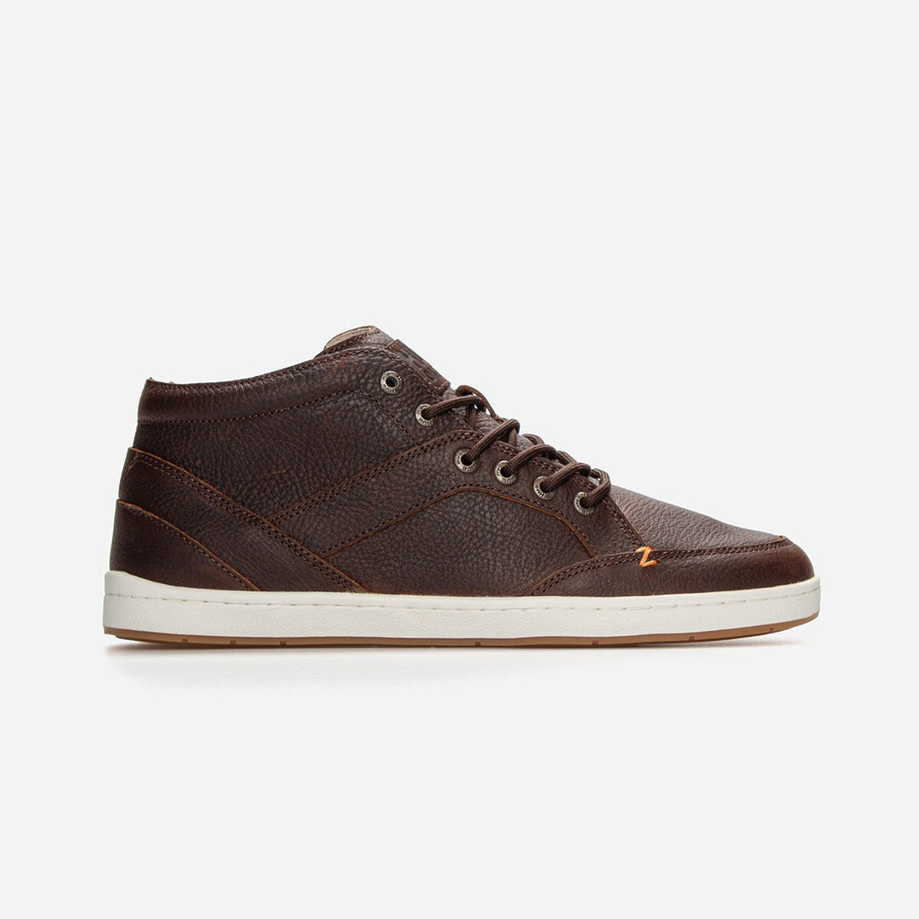 Kingston | Dark Brown/Off White | Men - hubfootwear