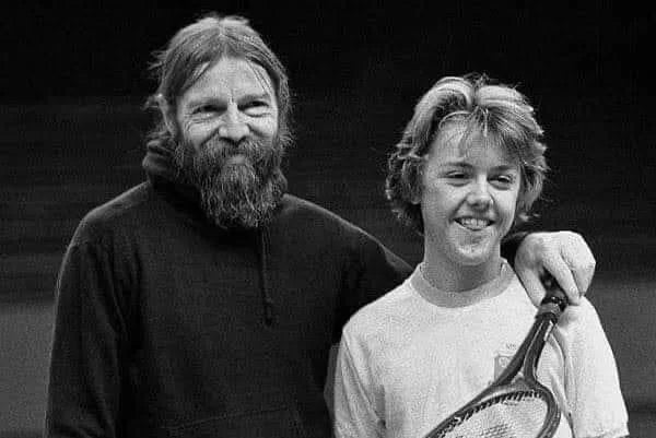 Lars ulrich with his father torben ulrich