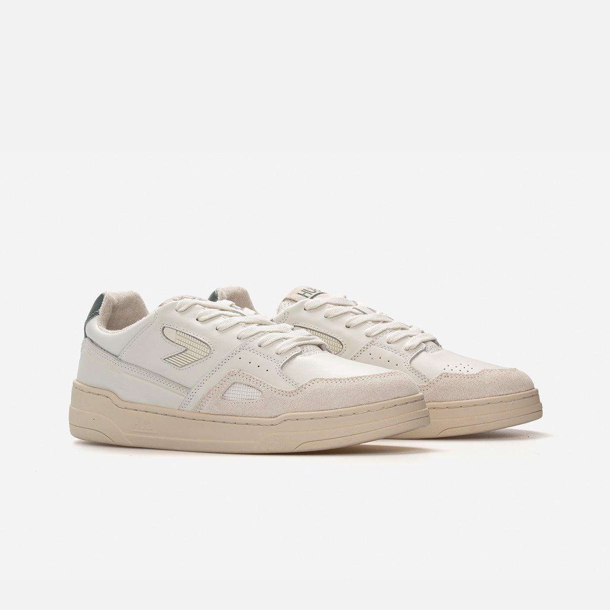 Matchpoint | Off White/Sage Green | Men - hubfootwear