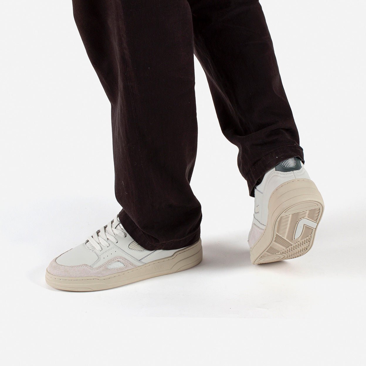 Matchpoint | Off White/Sage Green | Men - hubfootwear