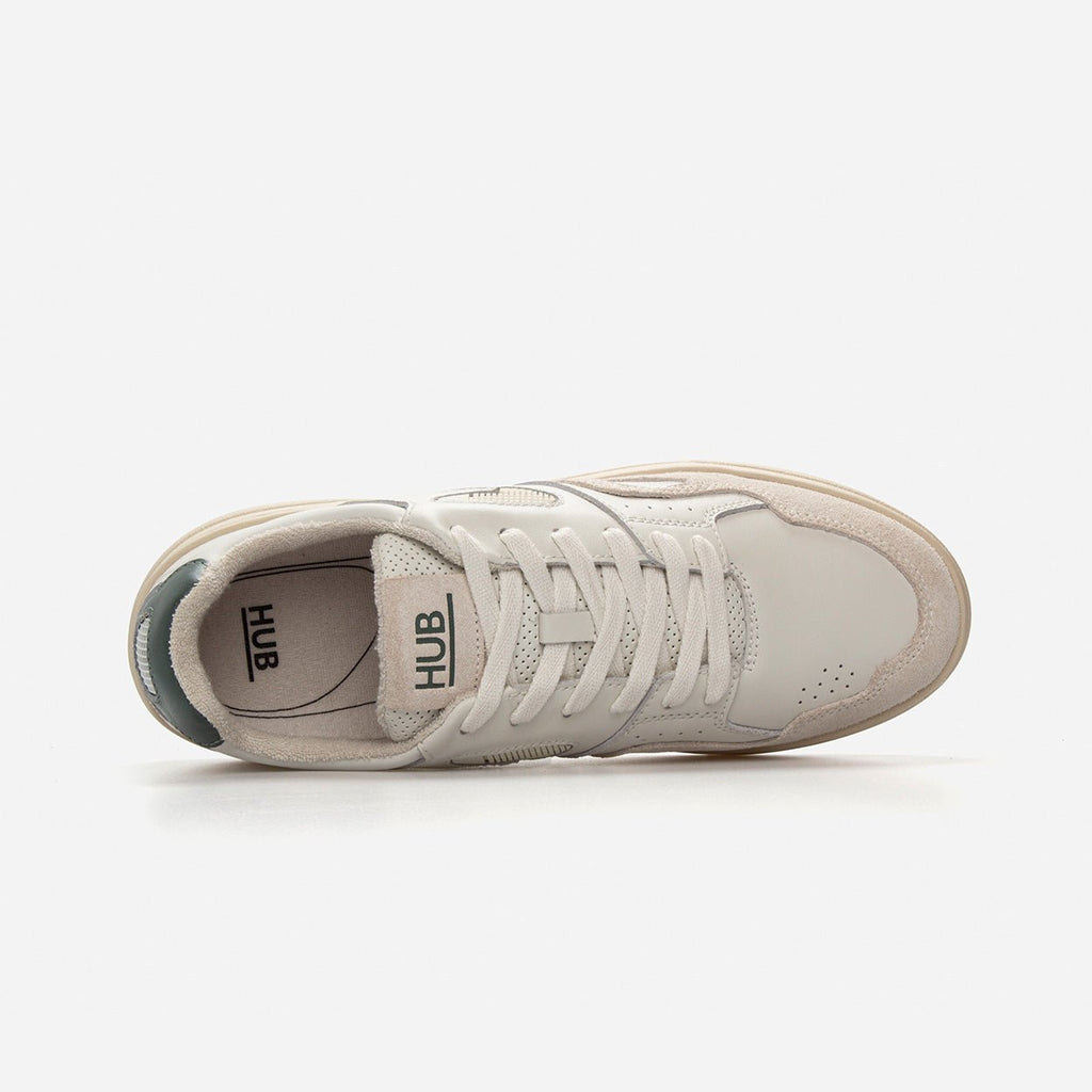 Matchpoint | Off White/Sage Green | Men - hubfootwear