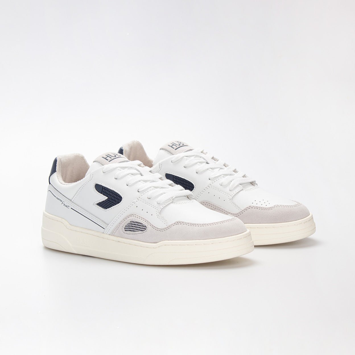 Matchpoint | White/Navy | Men - hubfootwear