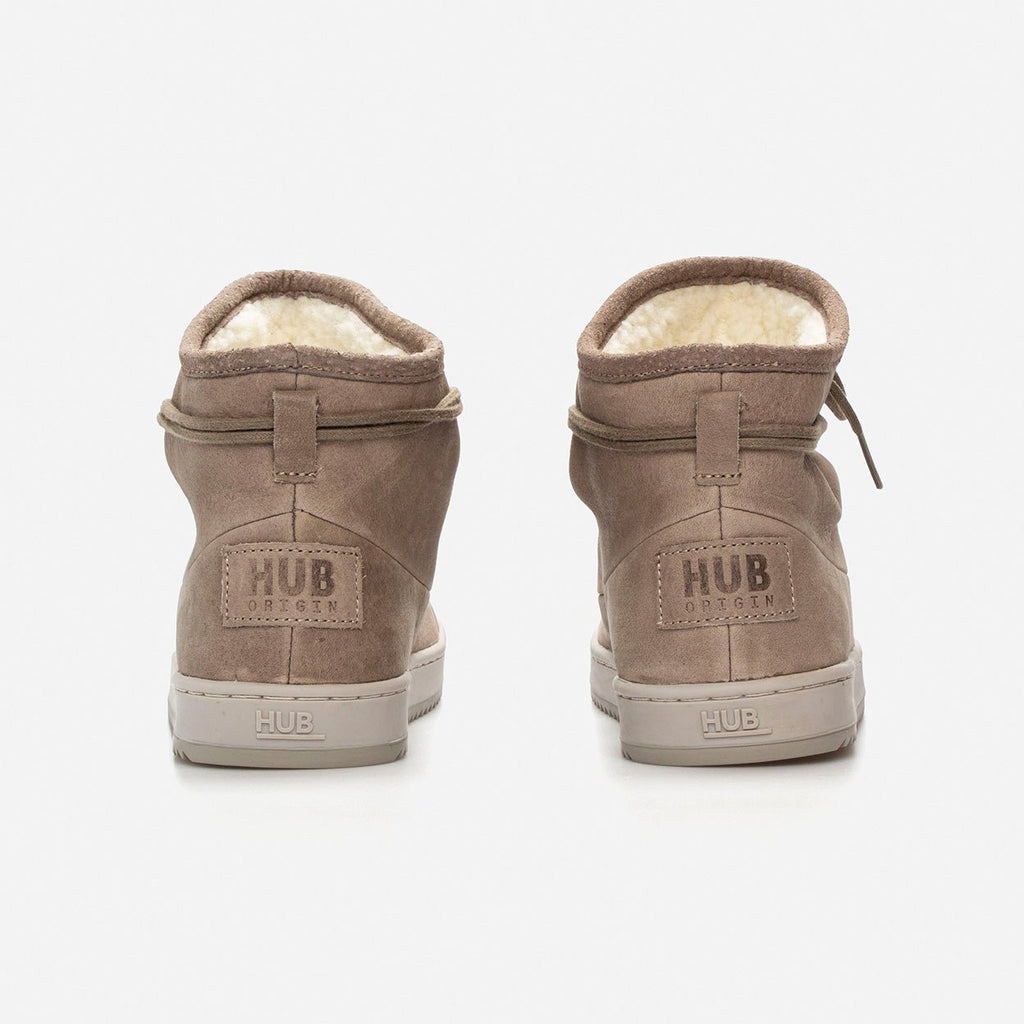 Queen | Dark Taupe/Light Bone | Women - hubfootwear