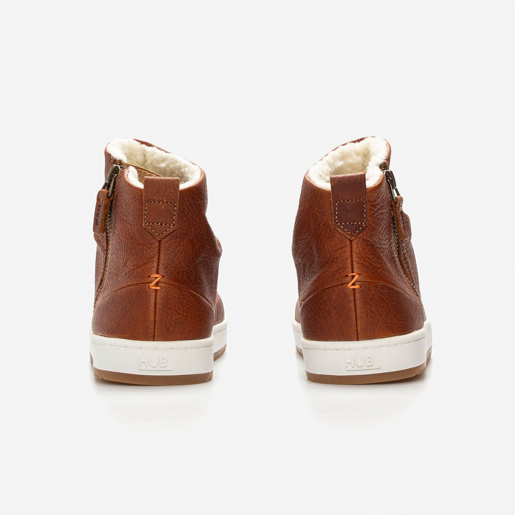 Ridge | Cognac/Off White | Women - hubfootwear