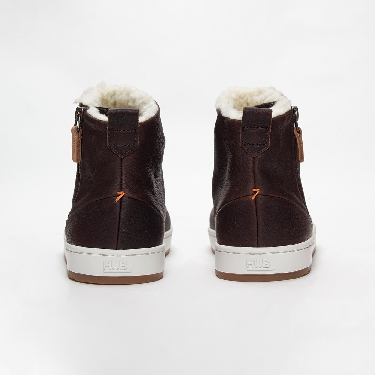 Ridge | Dark Brown/Off White | Women - hubfootwear