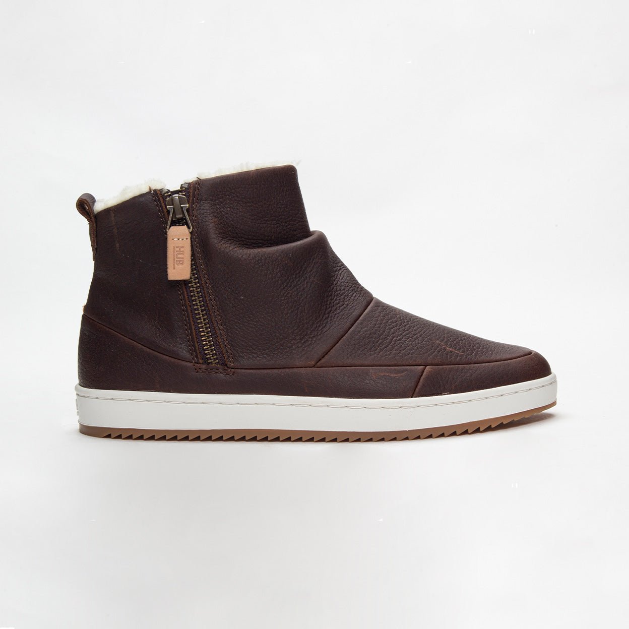 Ridge | Dark Brown/Off White | Women - hubfootwear