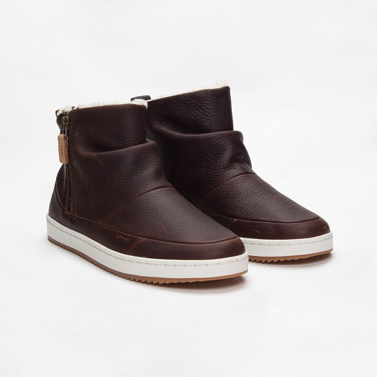 Ridge | Dark Brown/Off White | Women - hubfootwear