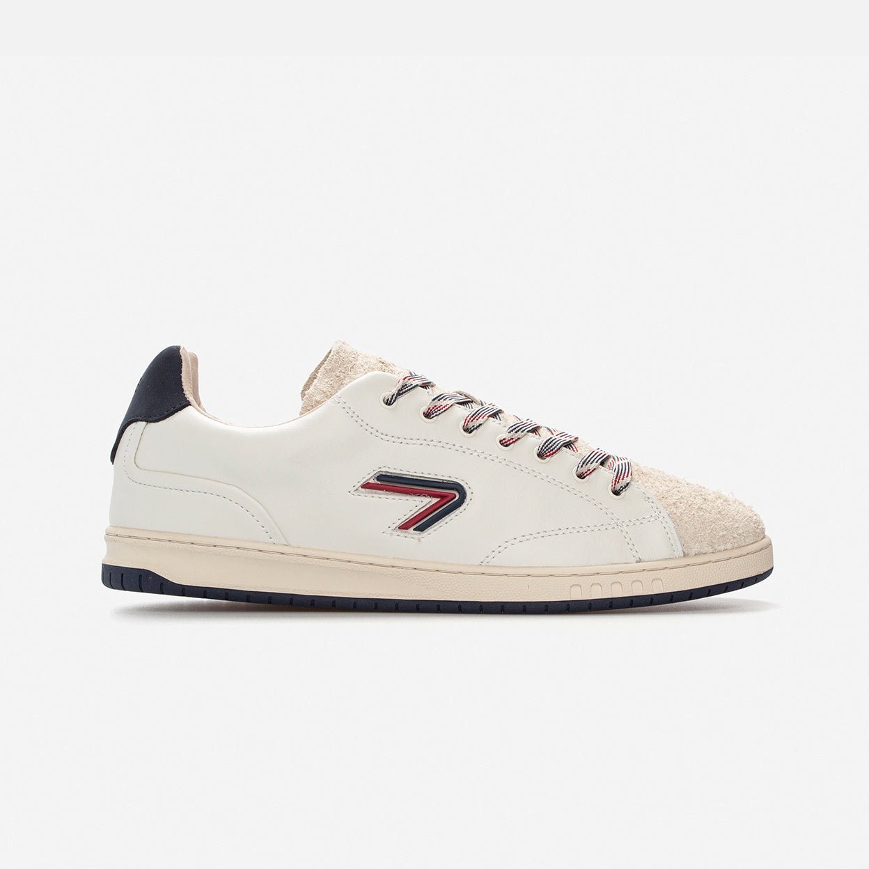 Shot | Off White/Navy/Red | Men - HUB Footwear