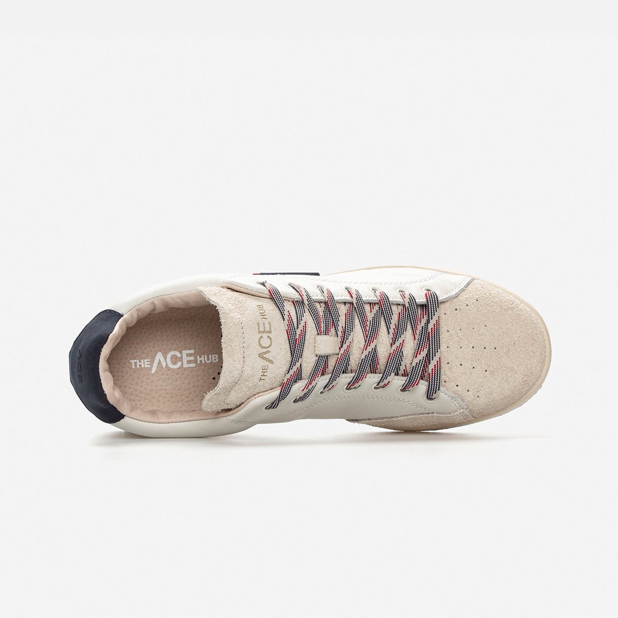 Shot | Off White/Navy/Red | Men - HUB Footwear