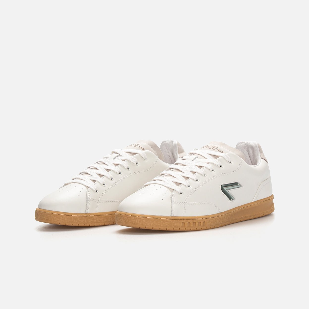 Shot | Off White/Sage Green | Men - HUB Footwear