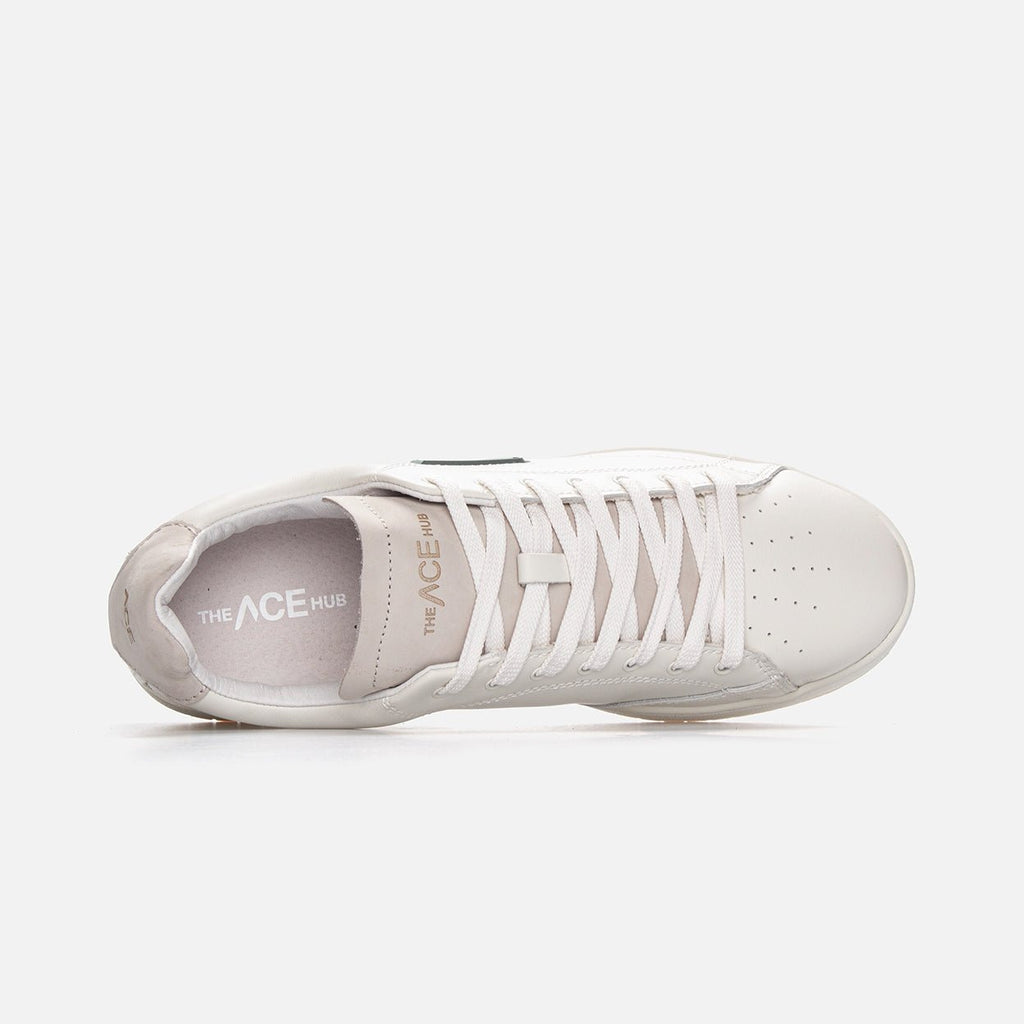 Shot | Off White/Sage Green | Men - HUB Footwear