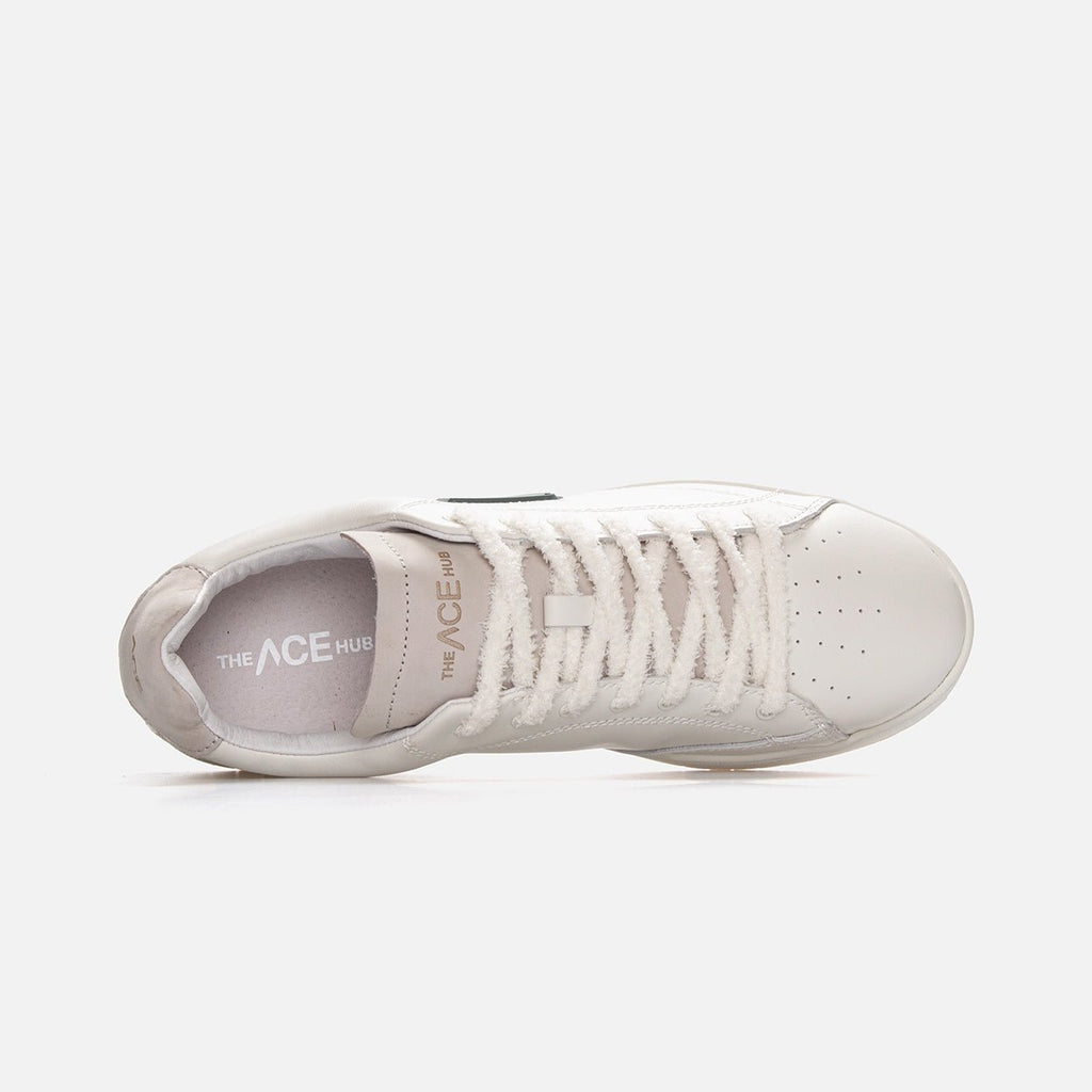 Shot | Off White/Sage Green | Men - HUB Footwear