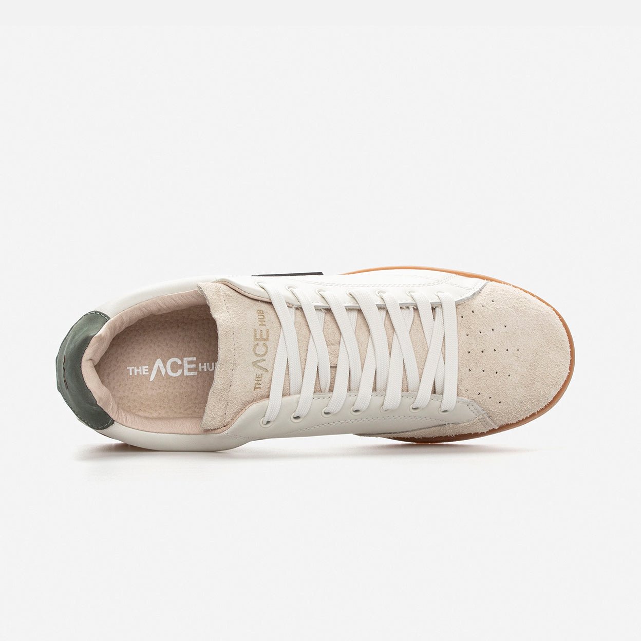 Shot | Off White/Sage Green | Men - HUB Footwear