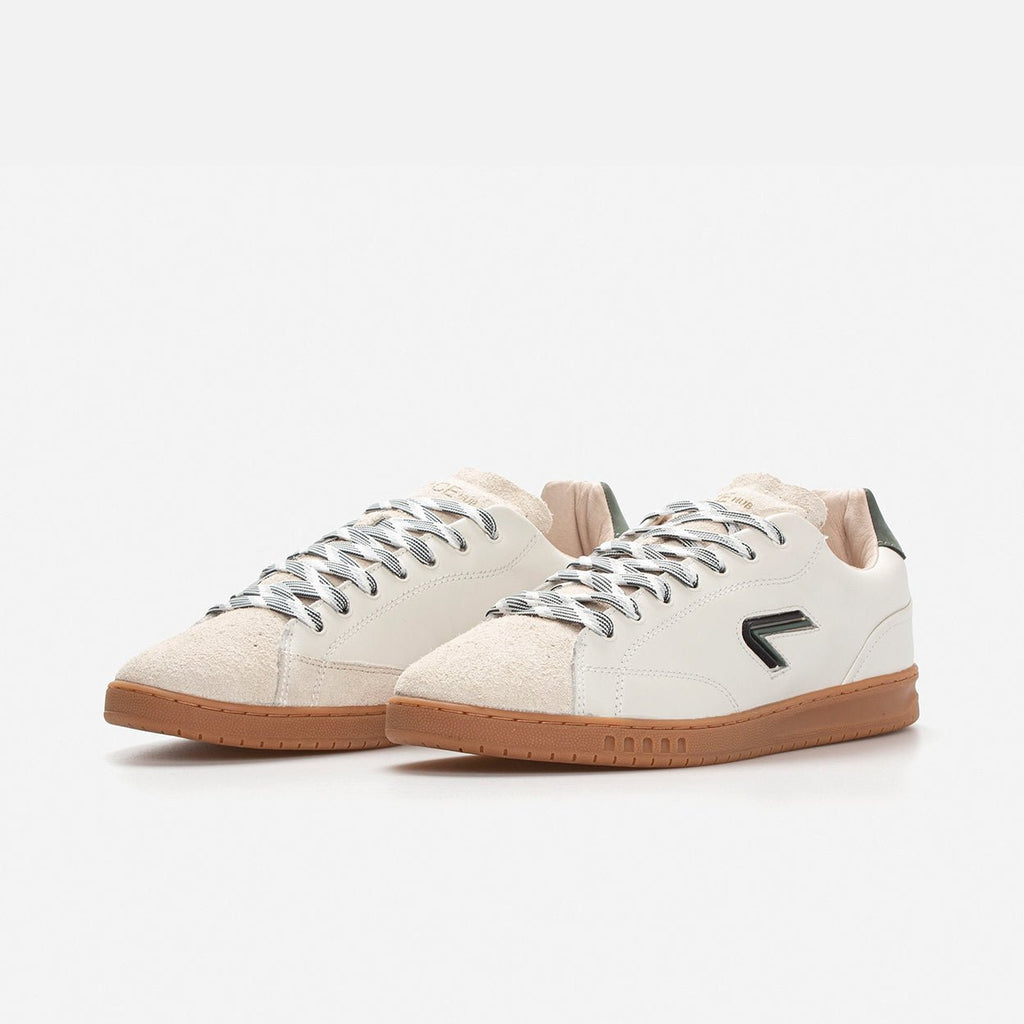 Shot | Off White/Sage Green | Men - HUB Footwear