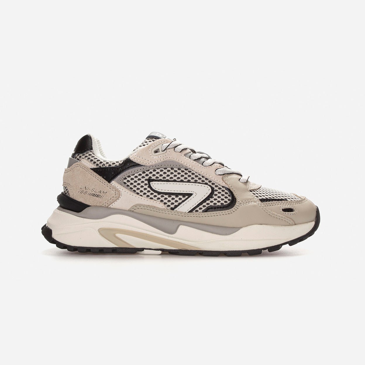 Slam | Black/Off White/Light Bone | Women - hubfootwear