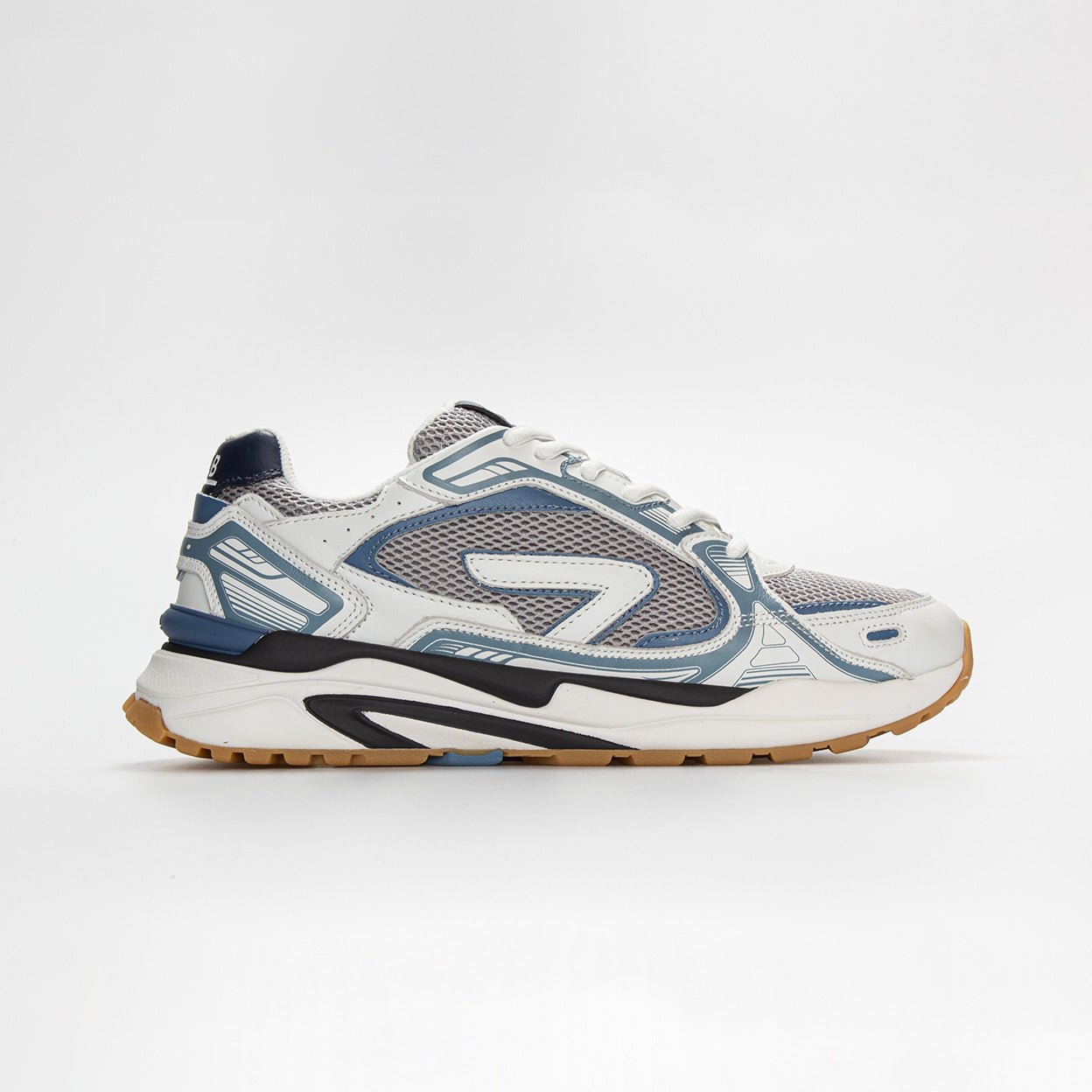 Slam | Cement/White/Elemental Blue | Men - HUB Footwear