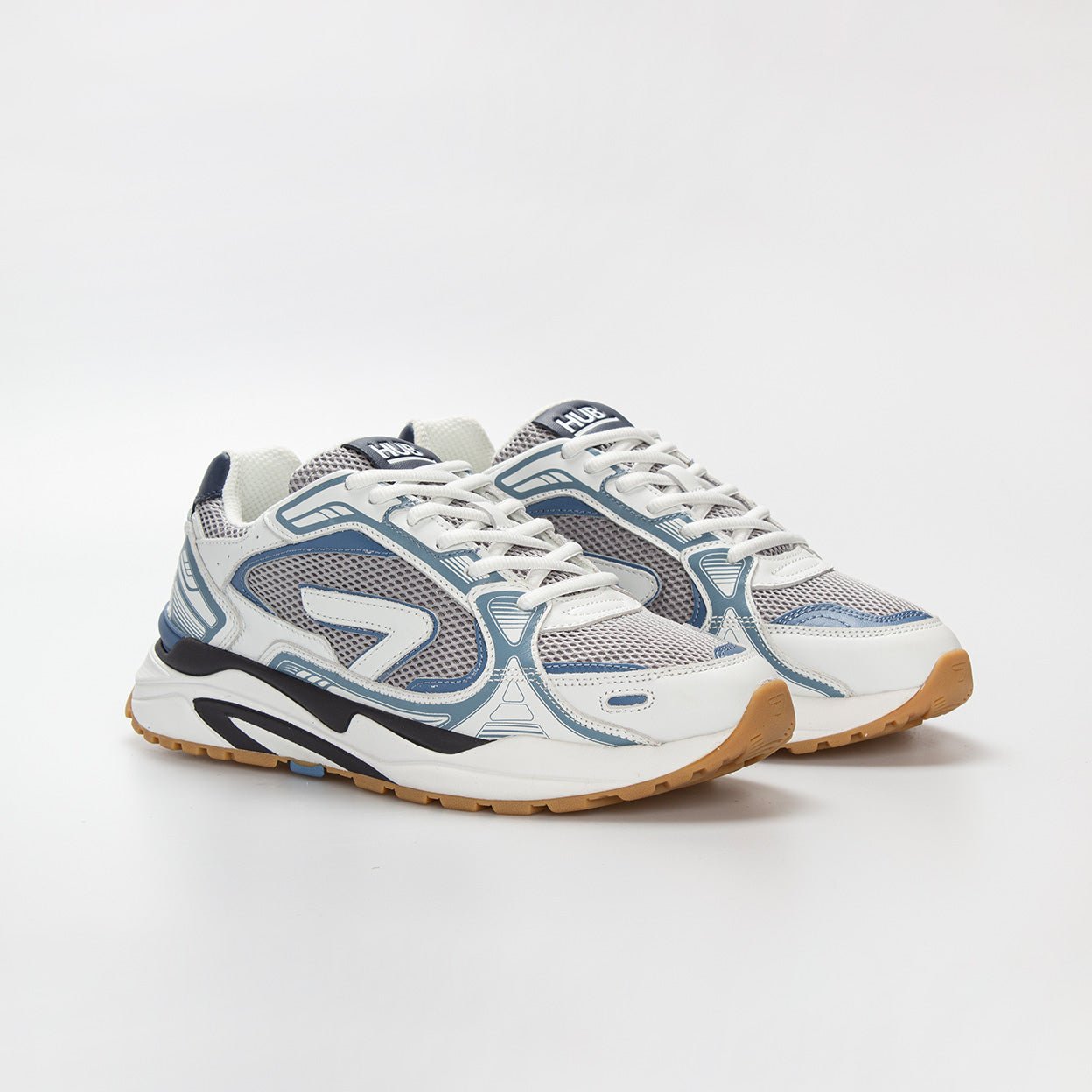 Slam | Cement/White/Elemental Blue | Men - HUB Footwear