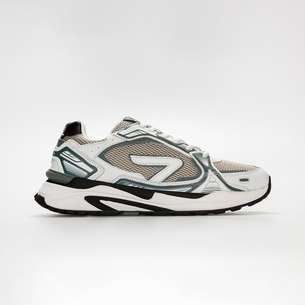 Slam | Washed Linen/White/Sage Green | Men - HUB Footwear