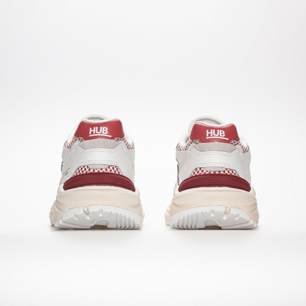 Slam | White/Dusty Red/Light Beige | Women - HUB Footwear