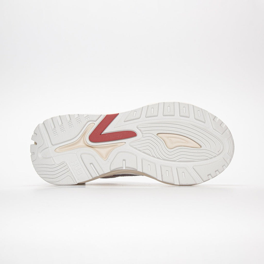 Slam | White/Dusty Red/Light Beige | Women - HUB Footwear