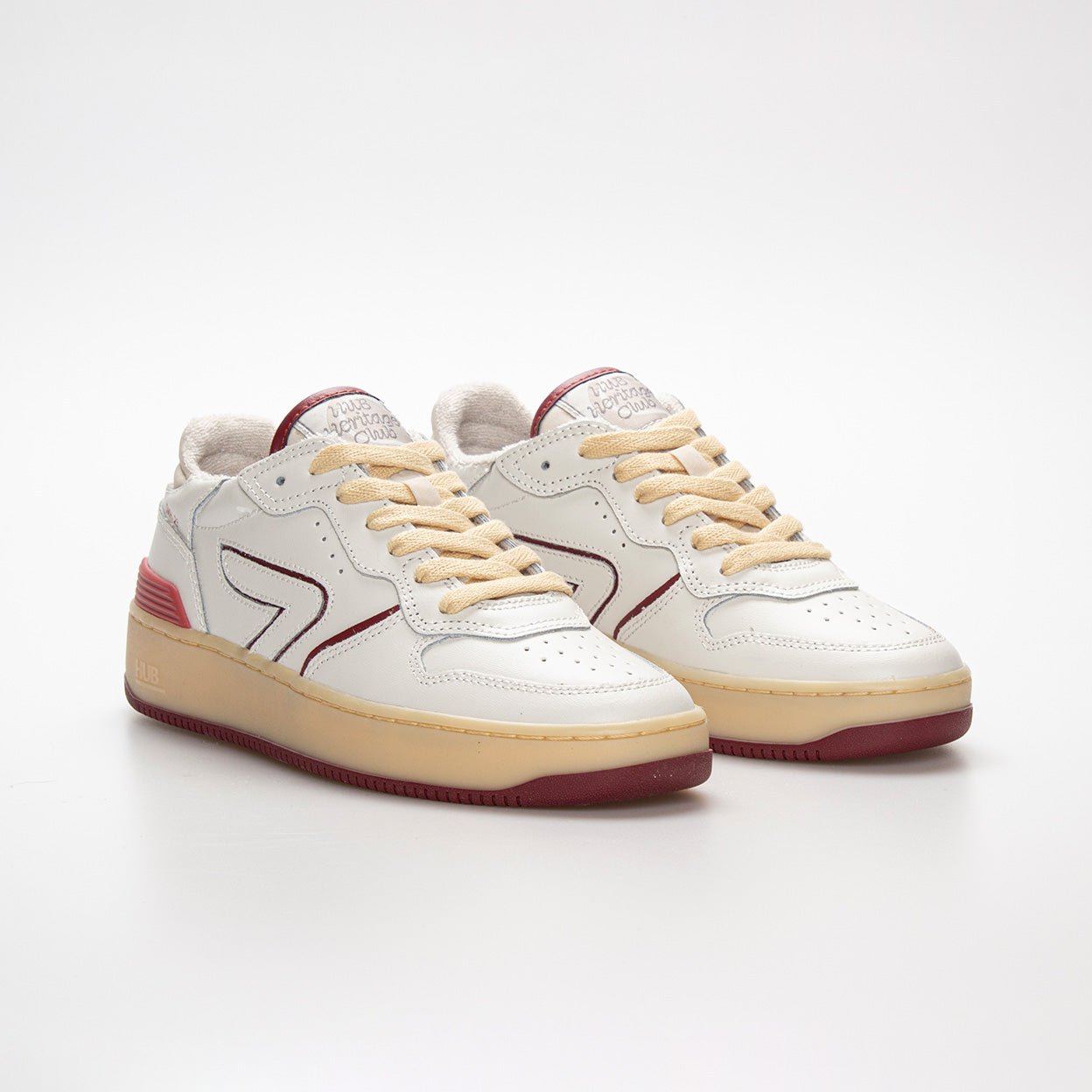 Smash | Off White/Cranberry | Women - HUB Footwear