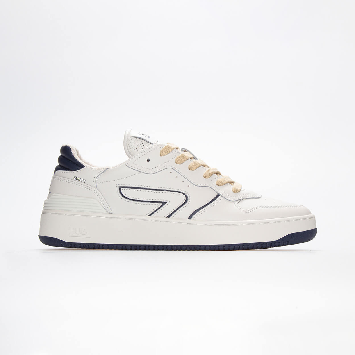 Smash | Off White/Navy | Men - HUB Footwear
