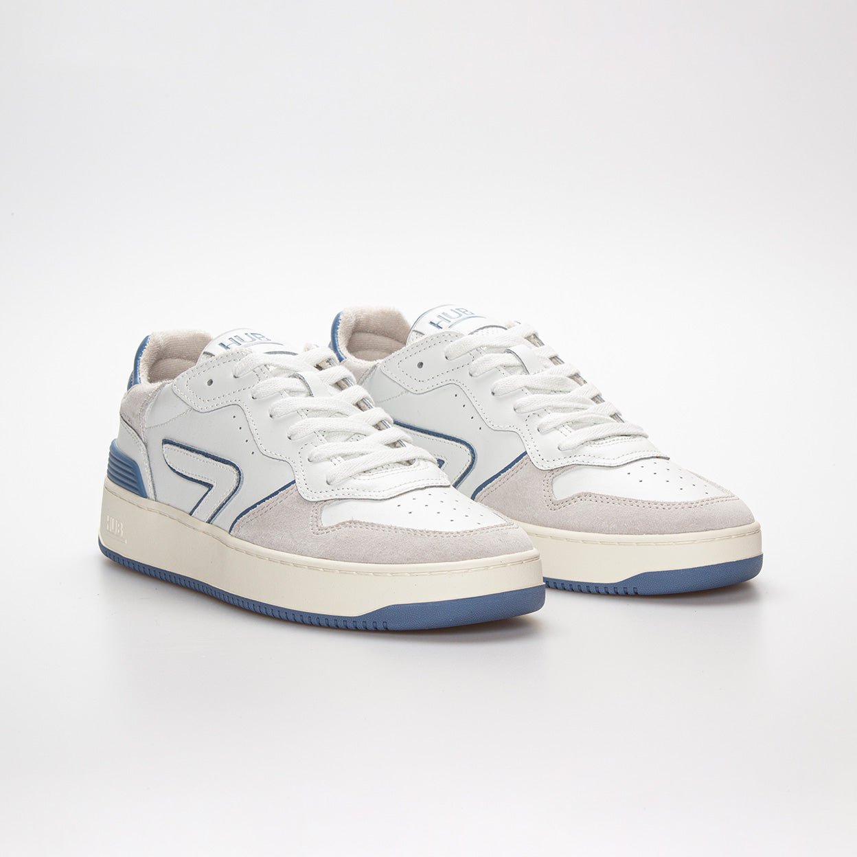 Smash | White/Elemental Blue | Men - HUB Footwear