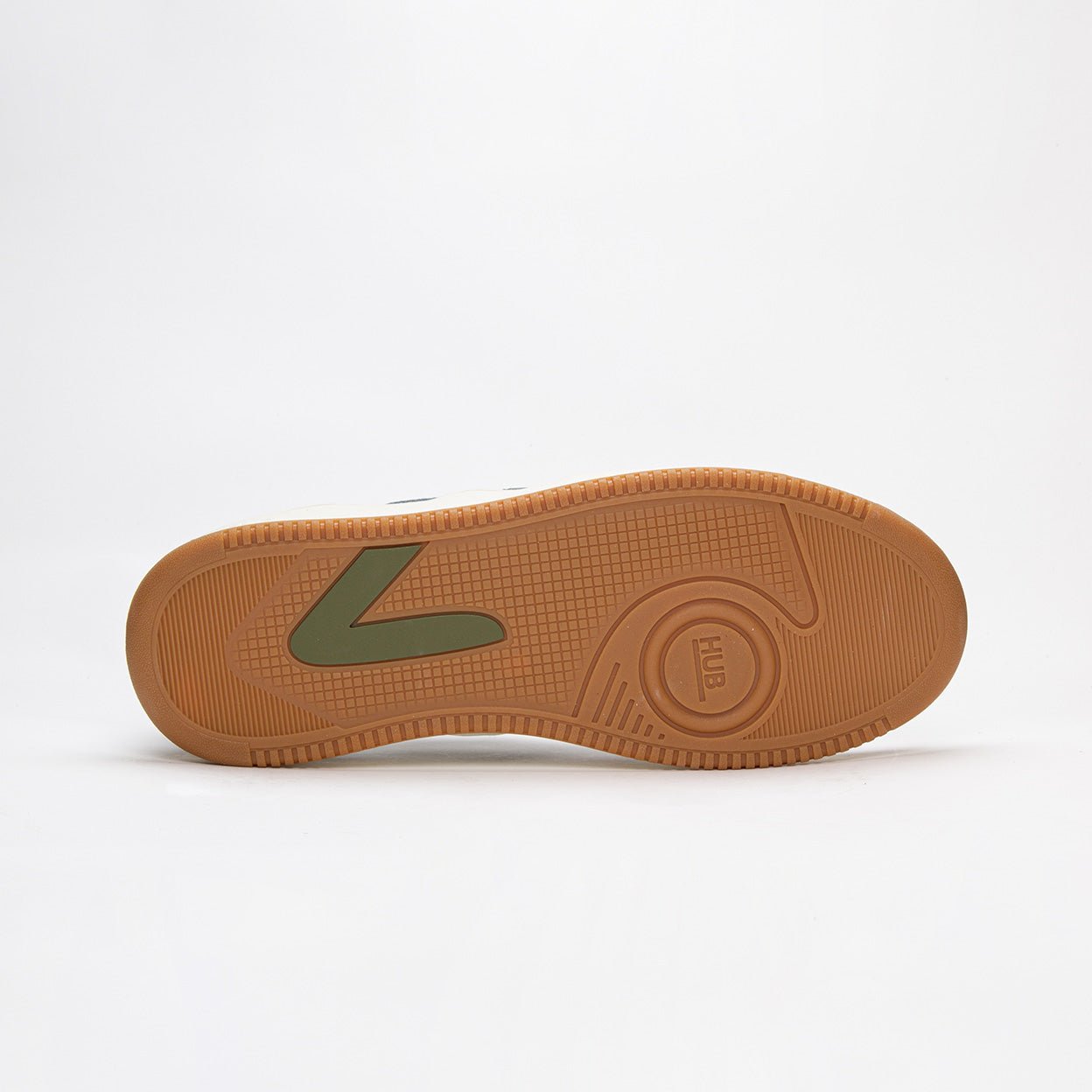 Smash | White/Moss Green | Men - HUB Footwear