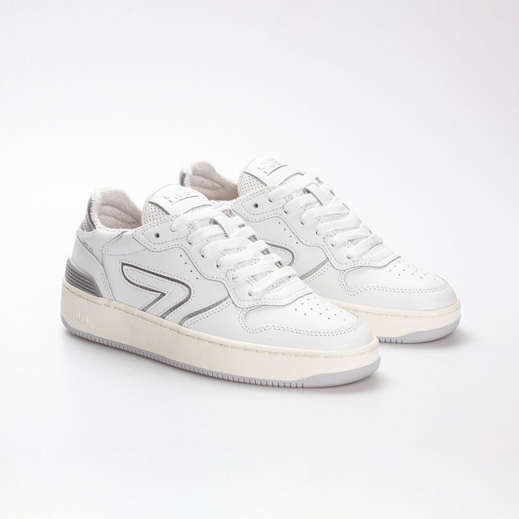 Smash | White/Silver | Women - HUB Footwear