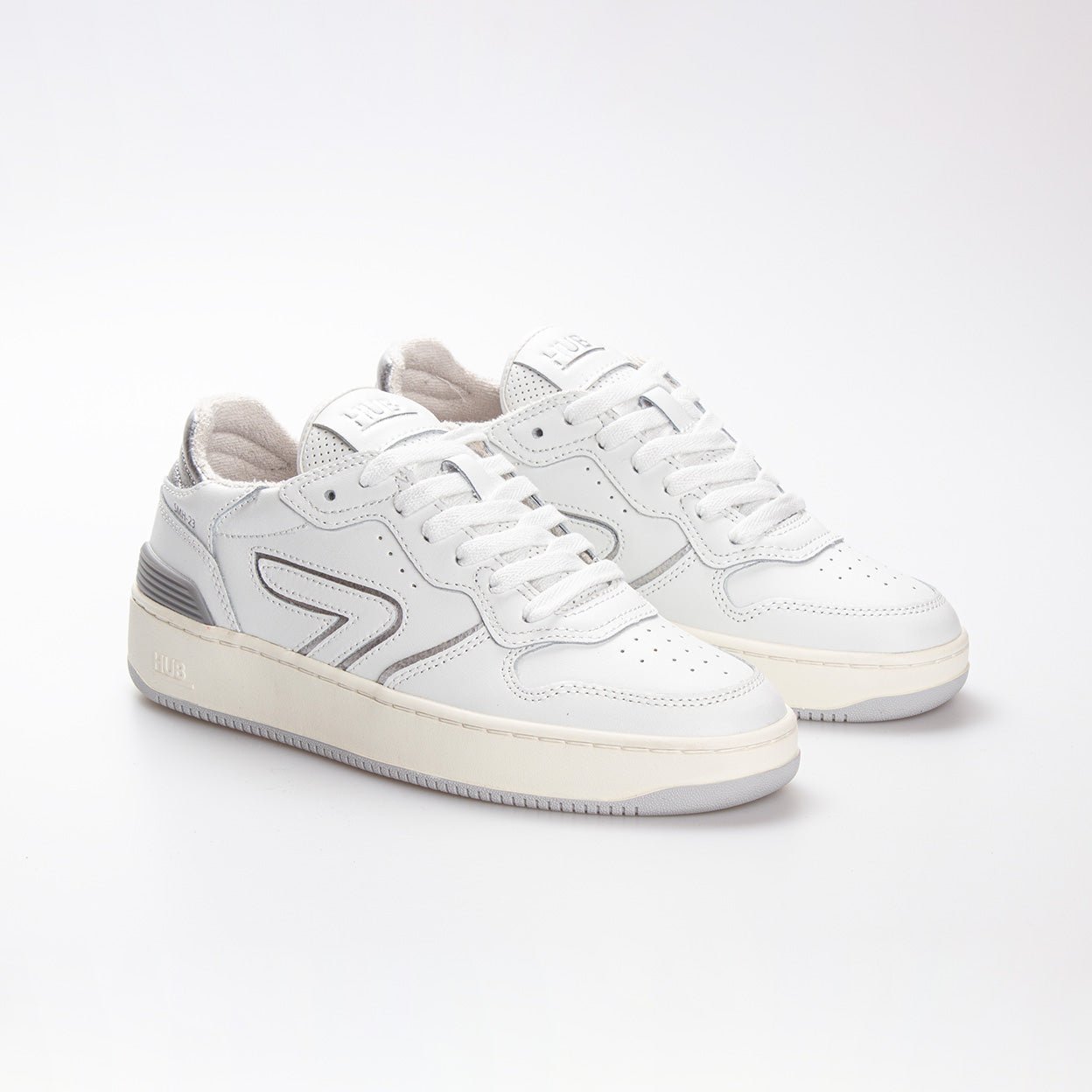 Smash | White/Silver | Women - HUB Footwear