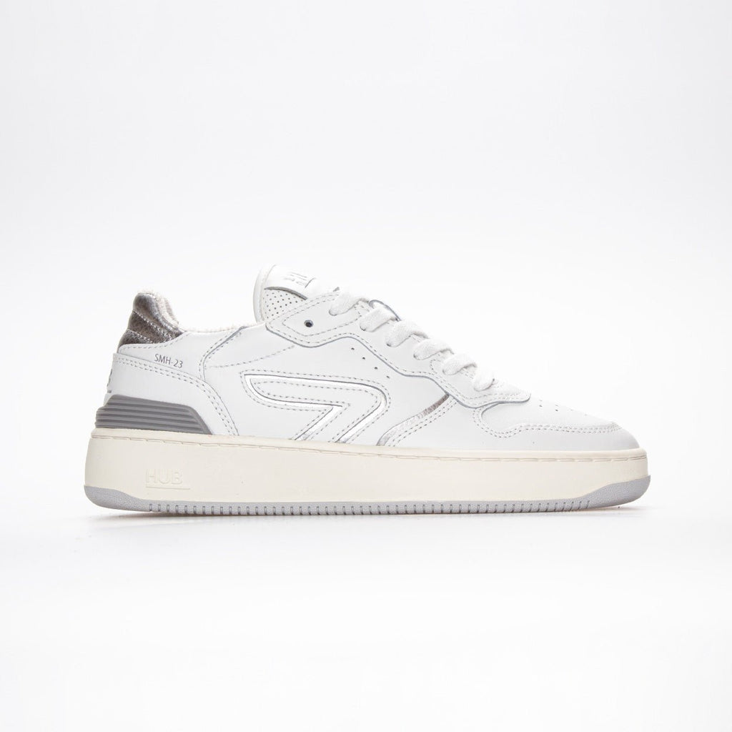 Smash | White/Silver | Women - HUB Footwear