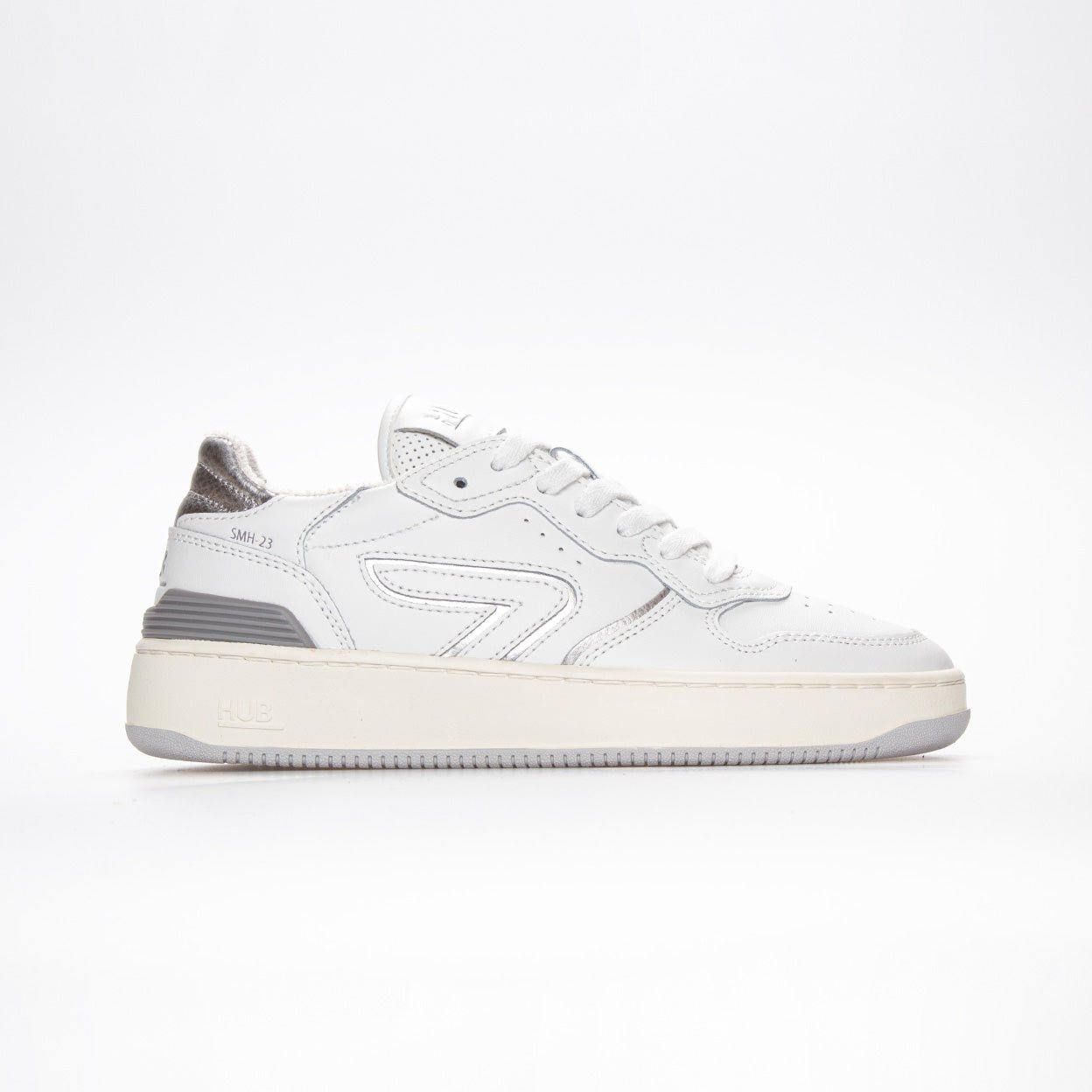 Smash | White/Silver | Women - HUB Footwear