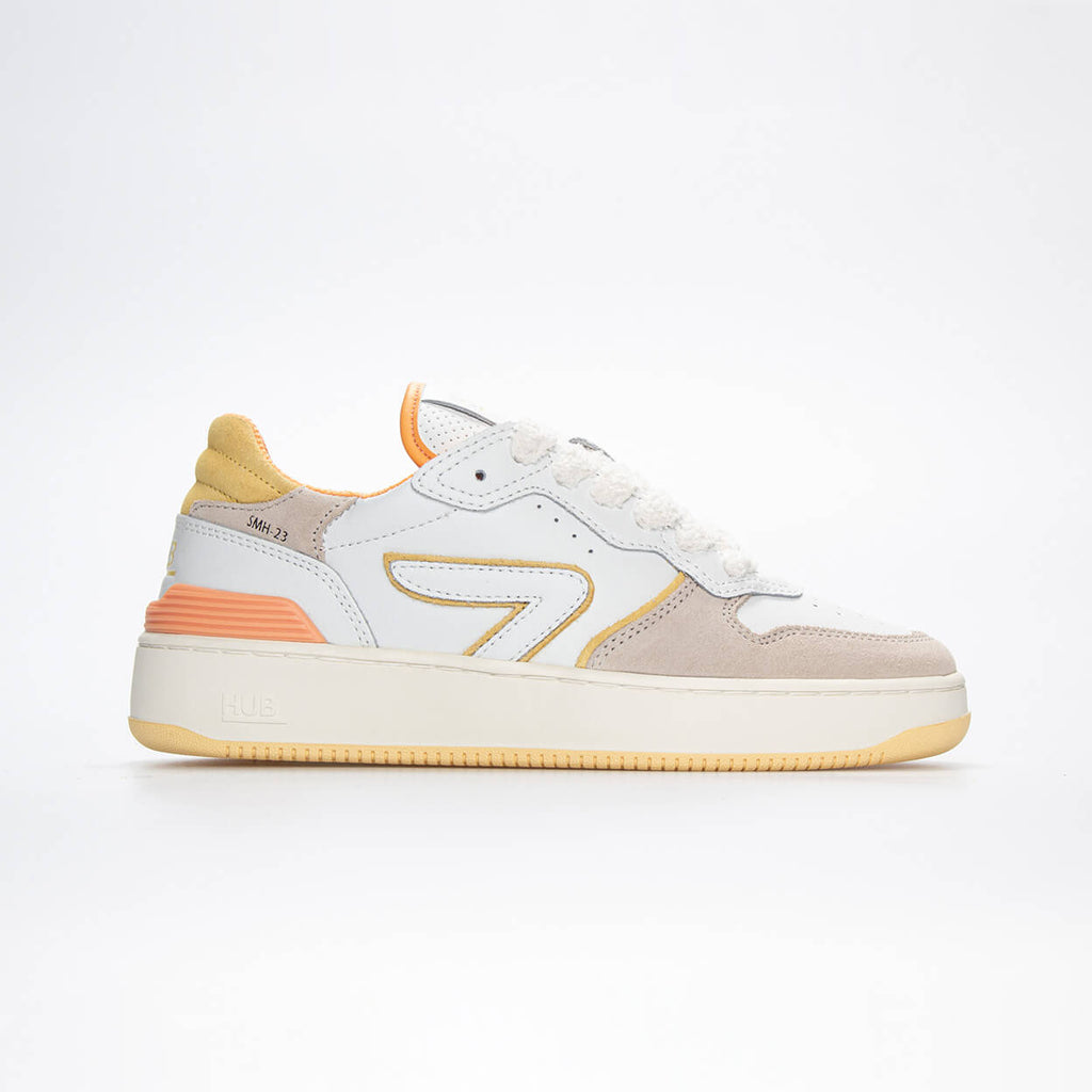 Smash | White/Sun Yellow | Women - HUB Footwear