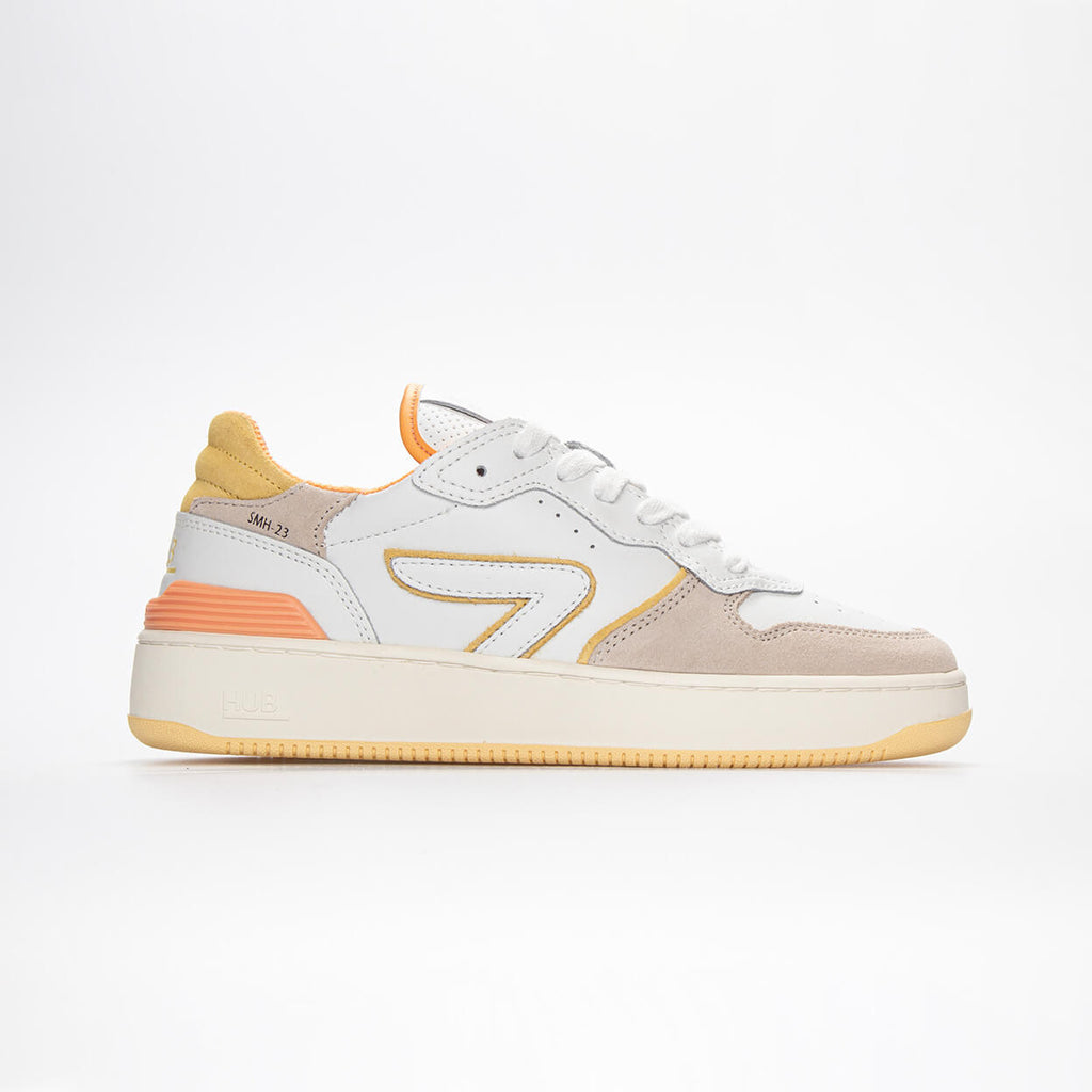 Smash | White/Sun Yellow | Women - HUB Footwear