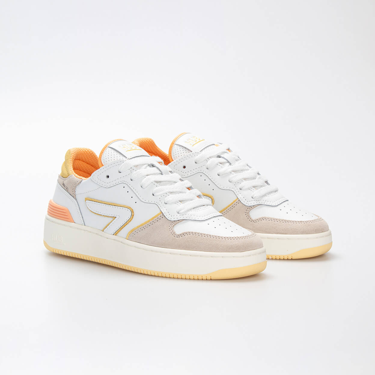 Smash | White/Sun Yellow | Women - HUB Footwear