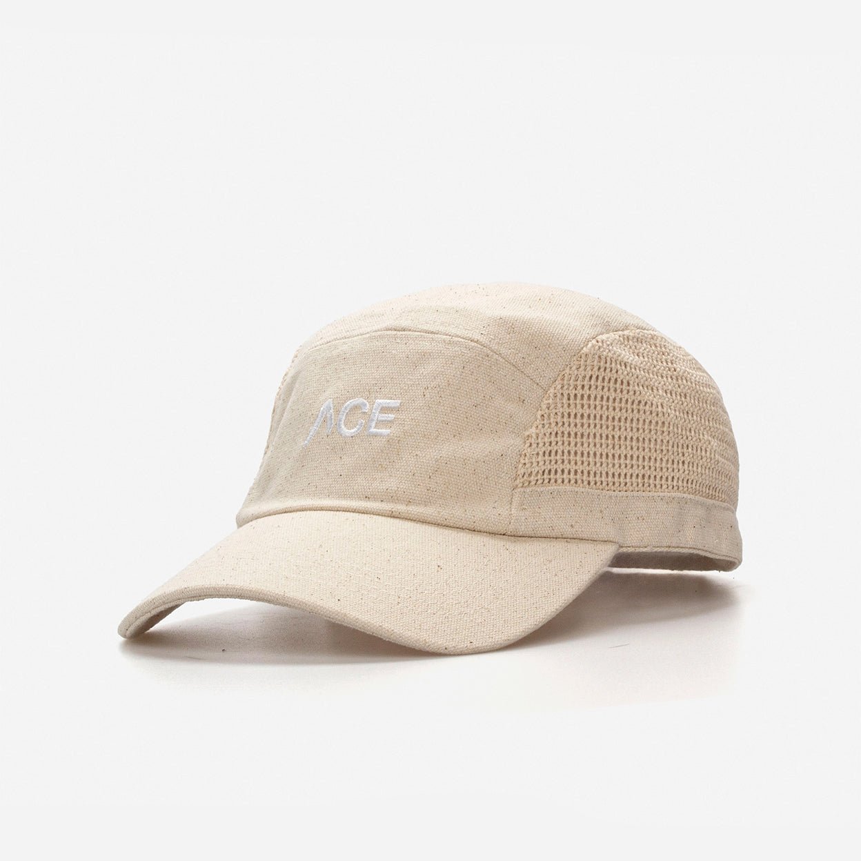 The Ace Logo Cap | Cream | Uniseks - HUB Footwear