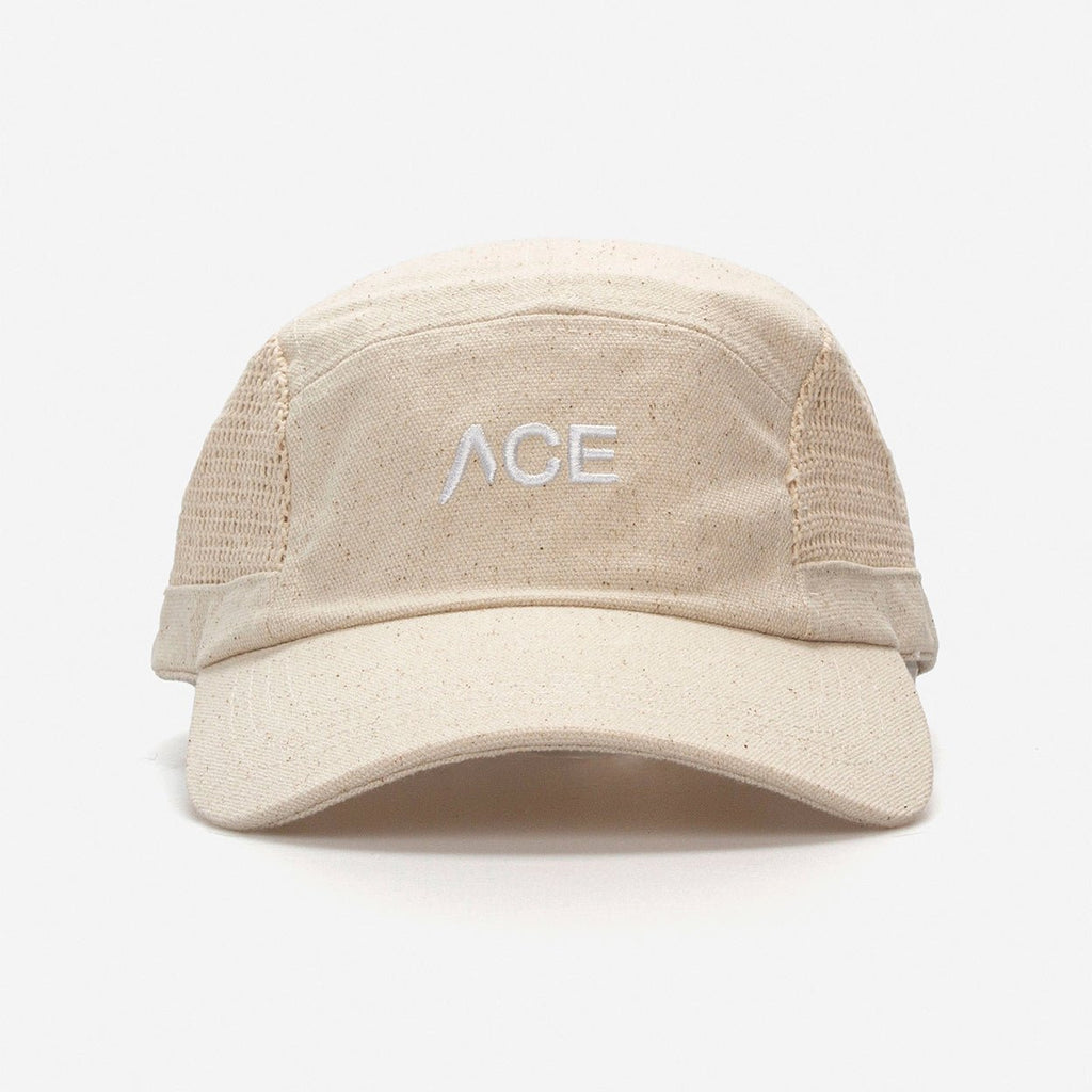 The Ace Logo Cap | Cream | Uniseks - HUB Footwear