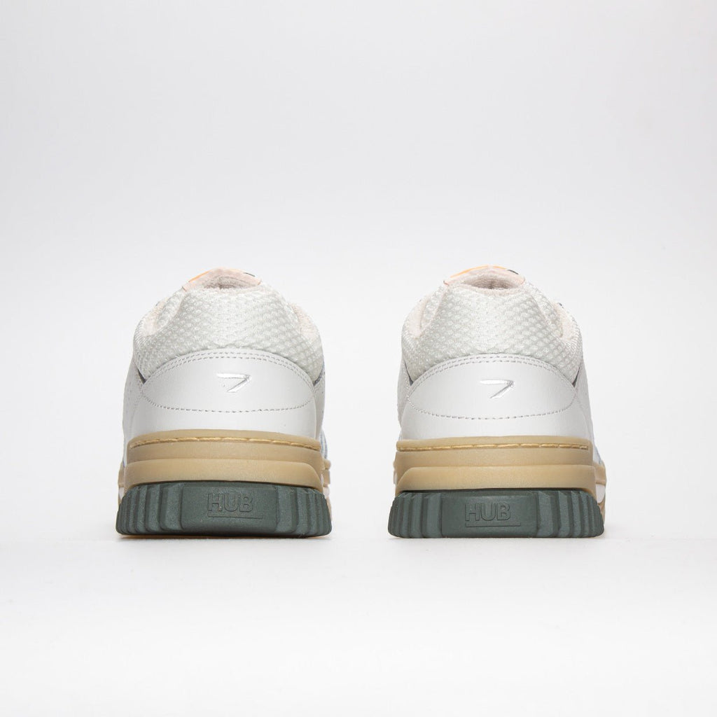 Thrill | White/Milky Gum/Sage Green | Men - HUB Footwear
