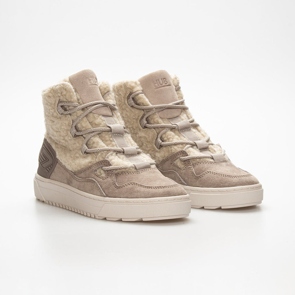 Track | Beige/Dark Taupe | Women - HUB Footwear
